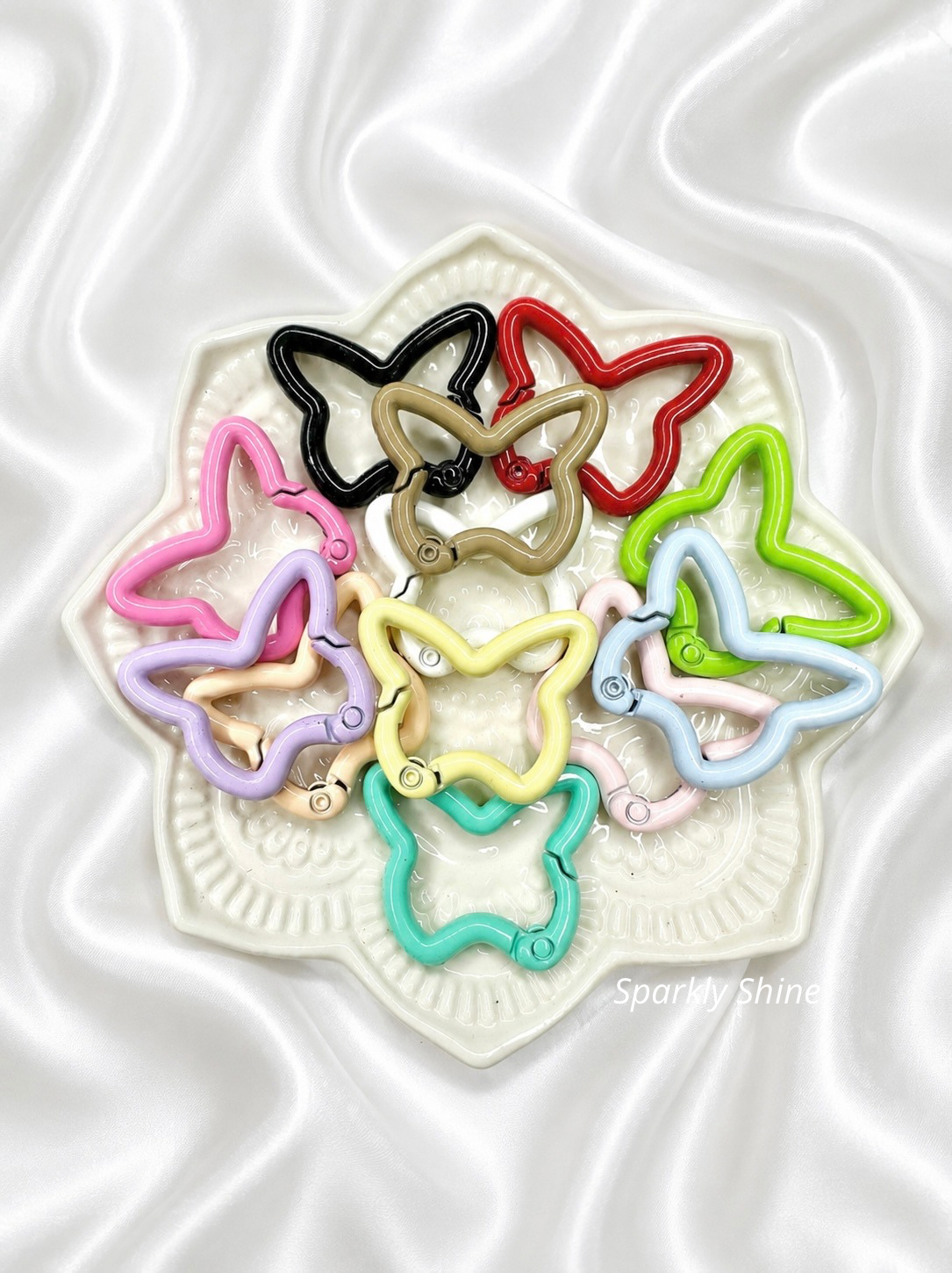 Mousquetons Colorés Papillon