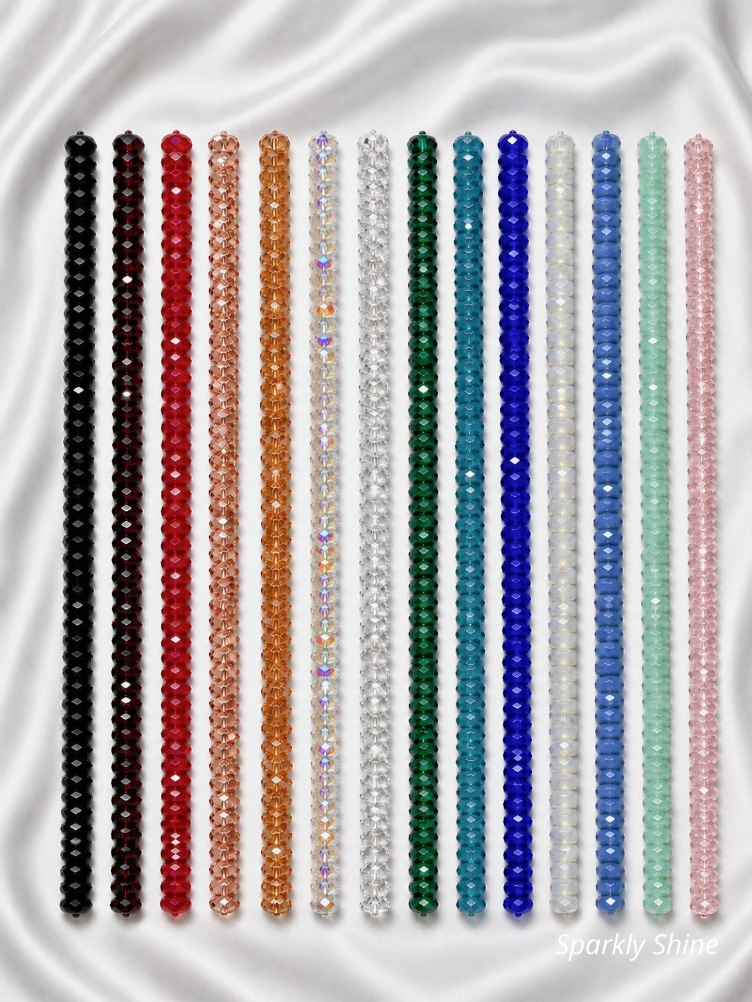 Perles à Facettes Rondelles - 8mm