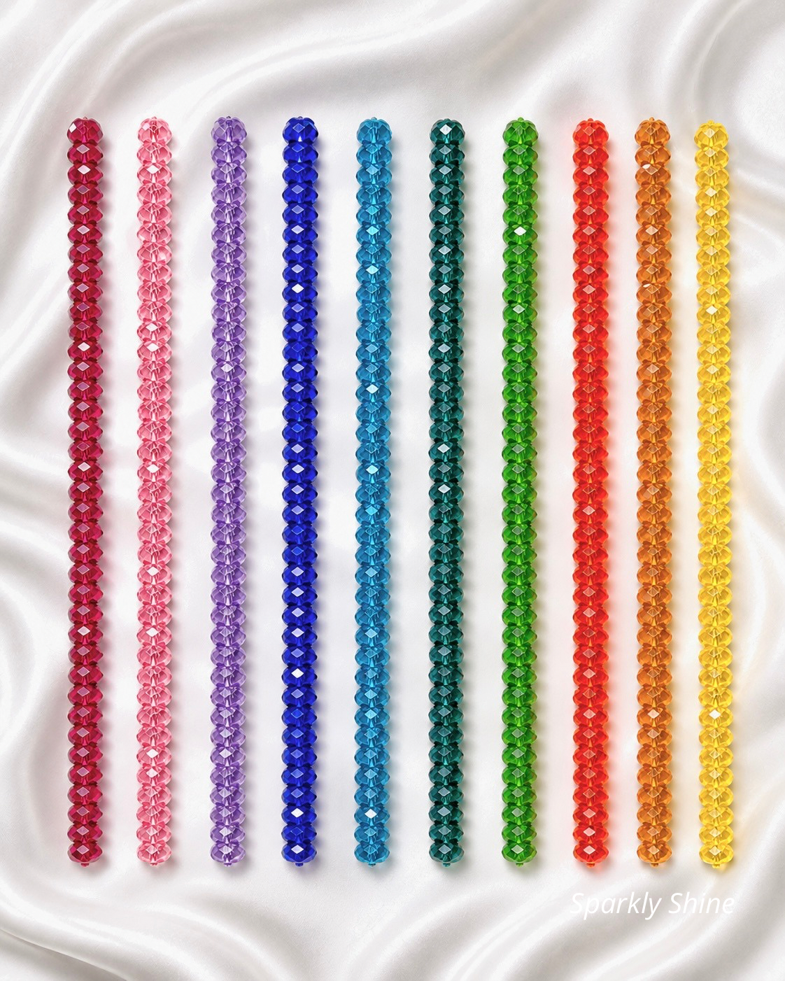 Perles à Facettes Rondelles - 8mm