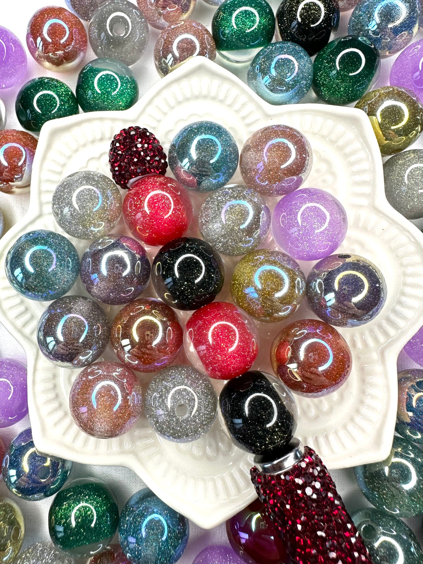 Perles en Résine 16mm