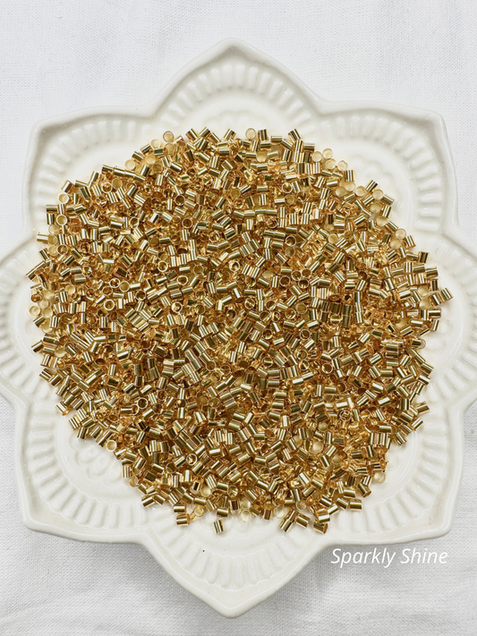 Perles à écraser tubes