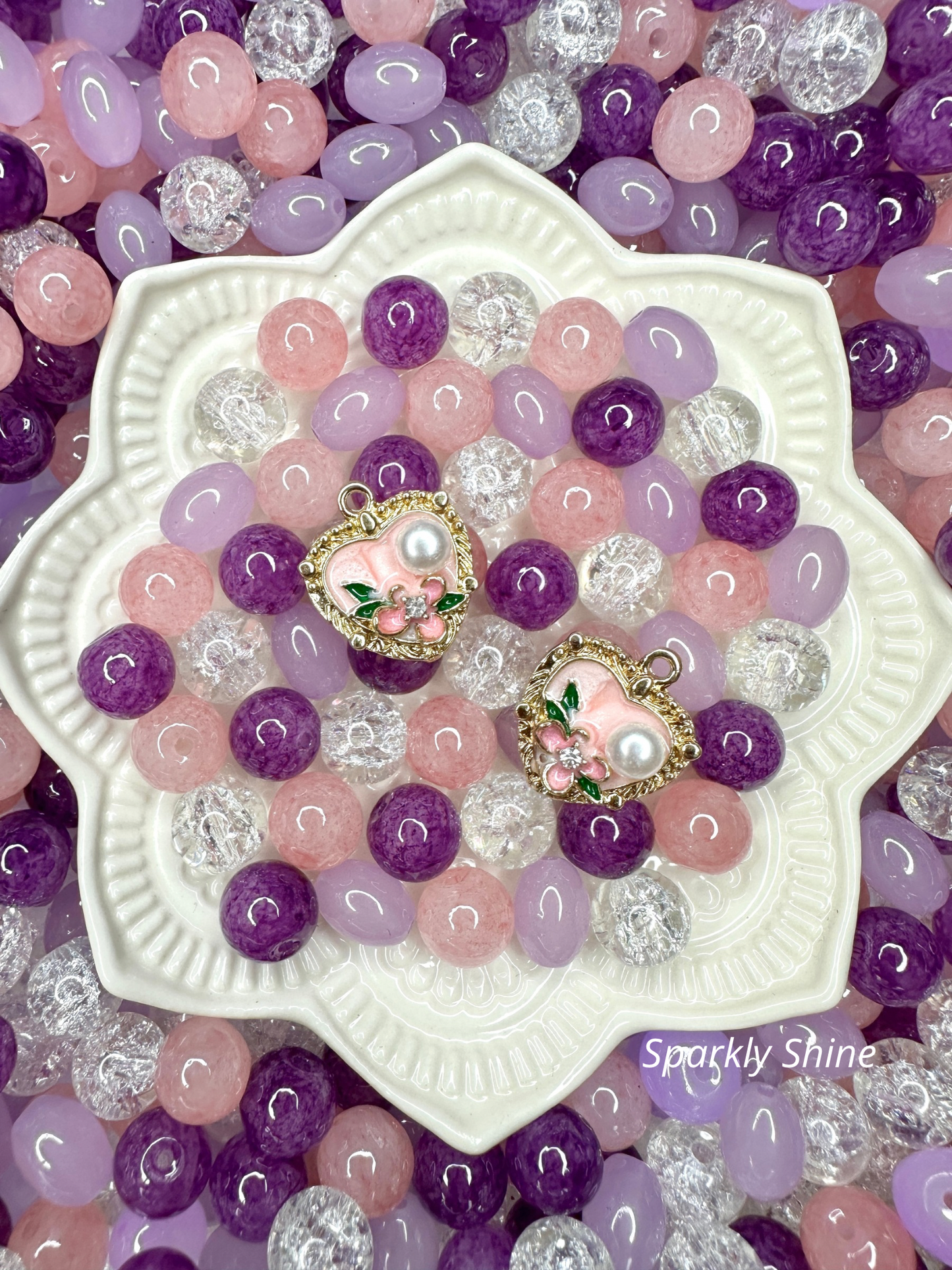 Éclat de Clarté (Inspiration Améthyste Quartz Rose et Cristal de Roche)