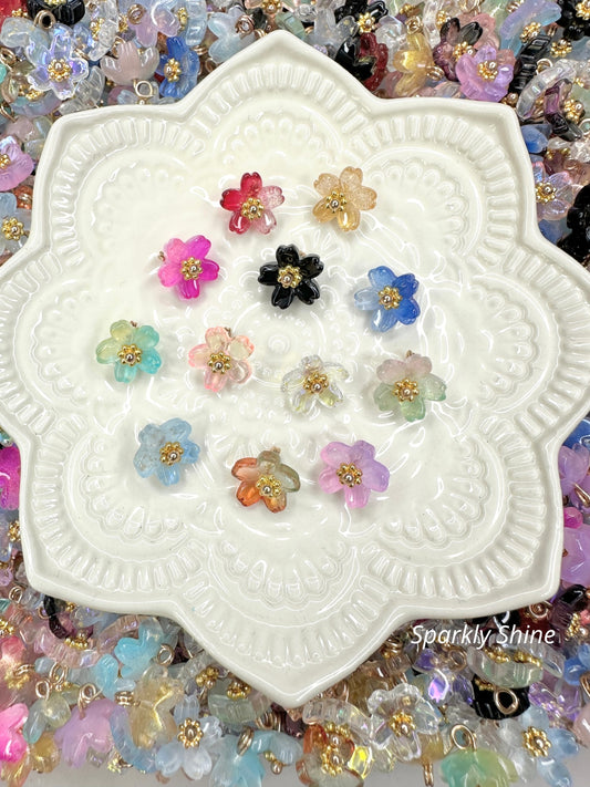 Mix Perles Design Sakura + Tiges Intégrées
