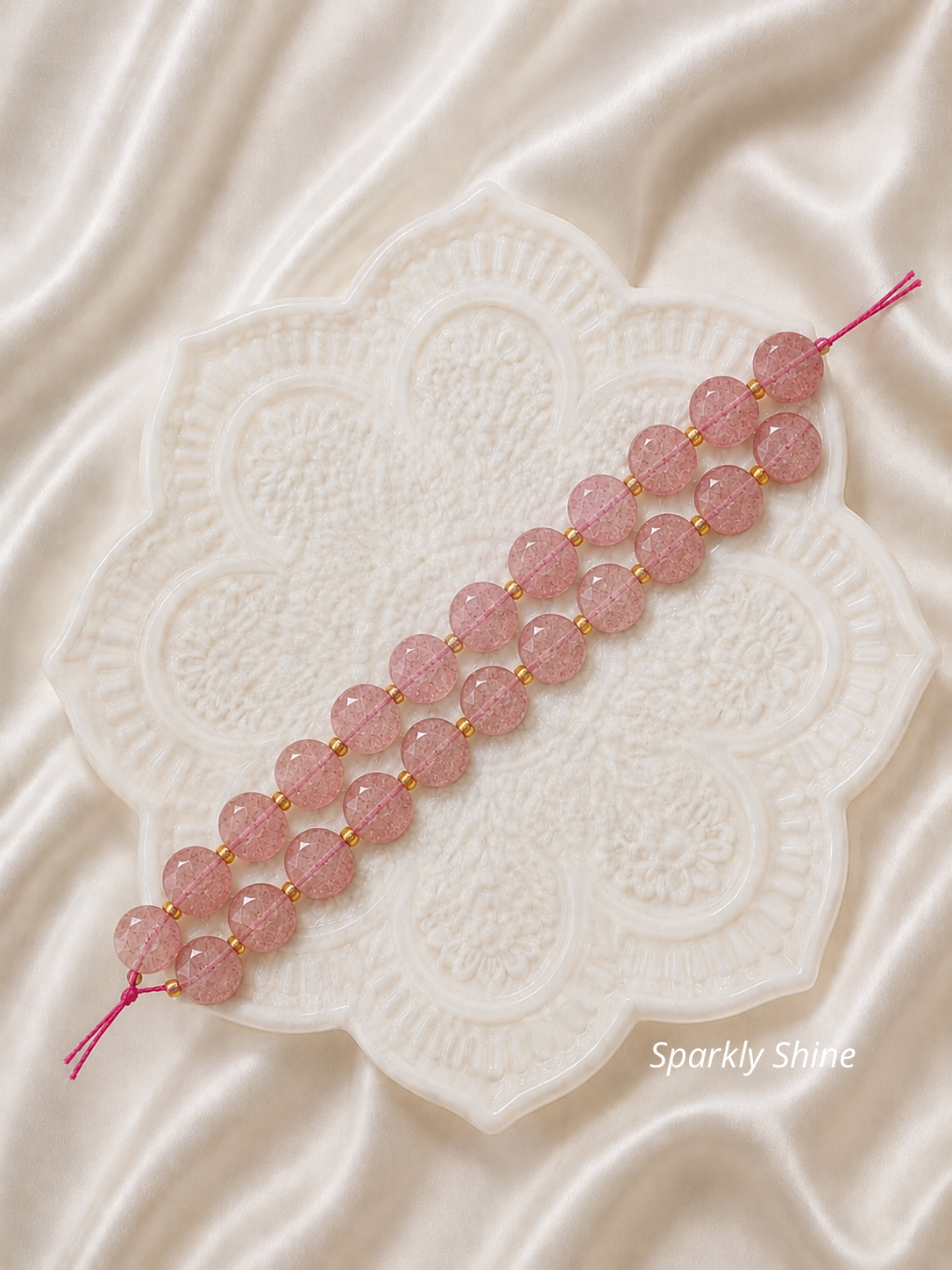 Pierres Naturelles à Facettes Plates- 10mm (15perles)