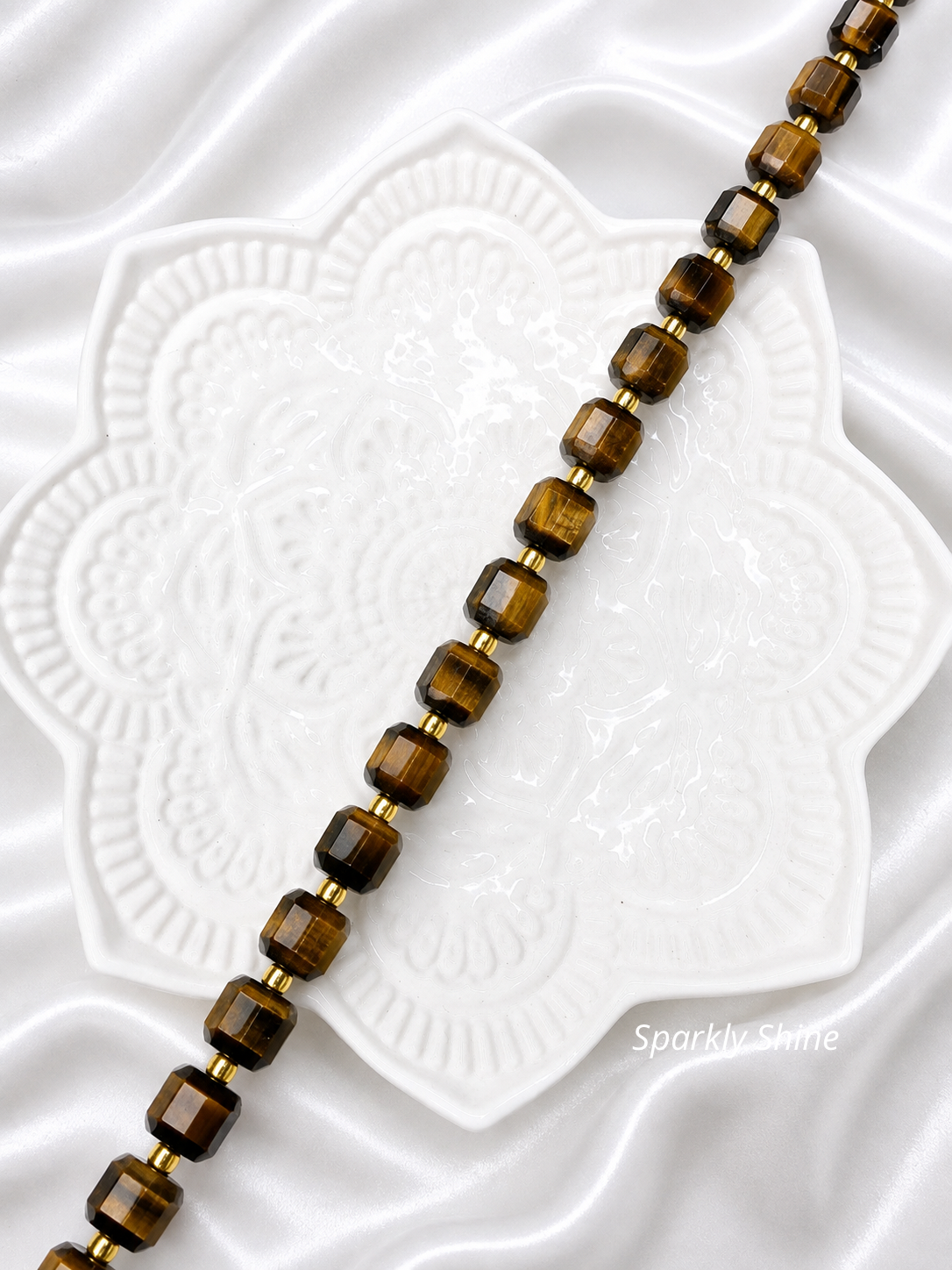 Pierres Naturelles - Cube Facetté 8mm (15perles)