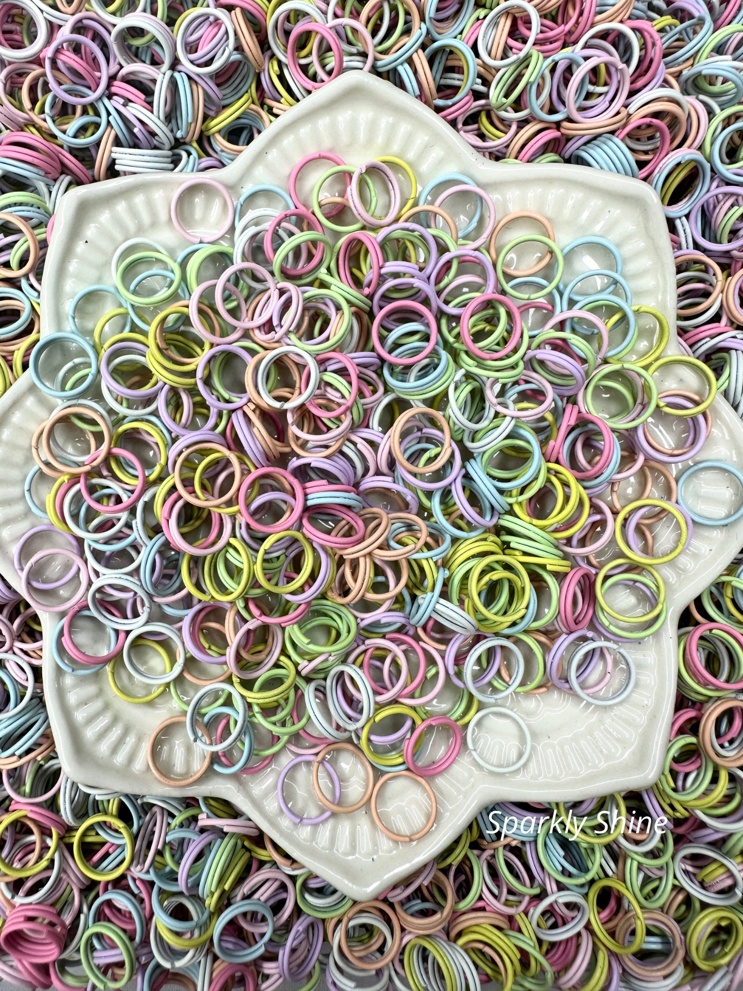 Anneaux Doubles Pastels (10-6mm)