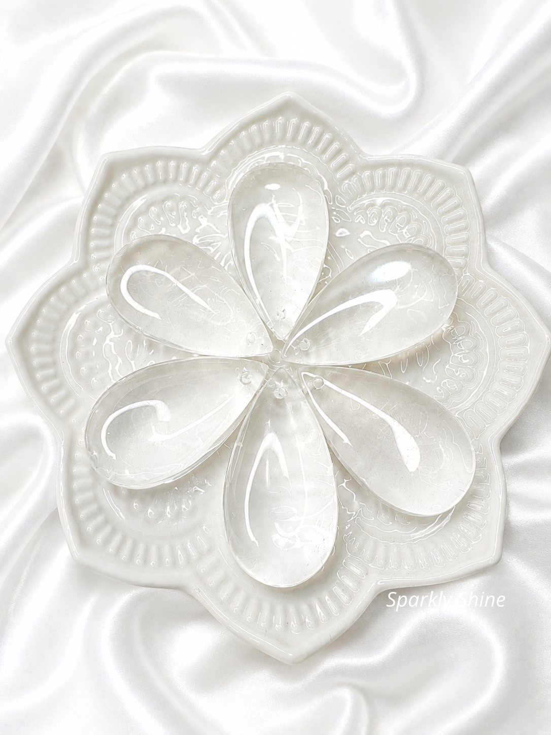 Lot de Cristaux Gouttes (Grand Modèle Lisse)